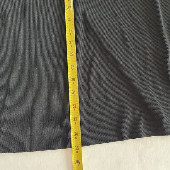 NWOT Venini Belted Long Sleeve Long Cardigan Womens SZ Medium Black Button Down - Picture 10 of 12